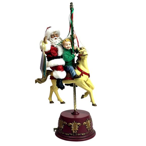Clothtique Possible Dreams “Christmas Carousel” Music Box Figure - Picture 2 of 10